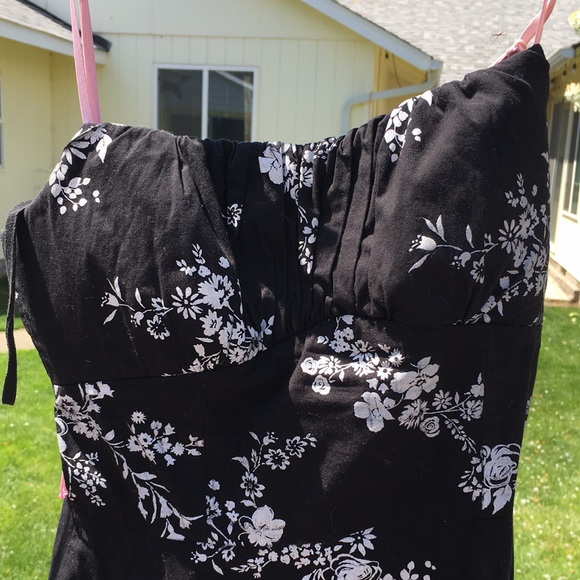 Ruby Rox black and white cotton dress - Picture 2 of 4